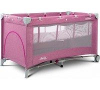 Caretero Caretero BASIC PLUS playpen + bag - pink