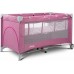 Caretero Caretero BASIC PLUS playpen + bag - pink
