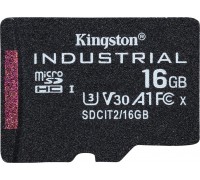 SD  Kingston Industrial MicroSDHC 16 GB Class 10 UHS-I/U3 A1 V30 (SDCIT2/16GB)