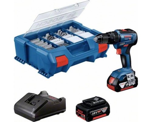 Bosch GSB 18V-55 18 V 2 x akumulator 4 Ah (06019H530A)