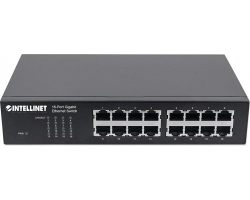 Switch Intellinet Network Solutions GIGA 16x 10/100/1000 RJ45 (561068)