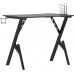 Gaming galds vidaXL 325404 Black 90 cmx60 cm