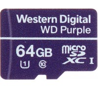 SD  WD Purple MicroSDXC 64 GB Class 10 UHS-I/U1  (SD-MICRO-10/64-WD)