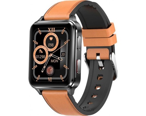 Smartwatch Kumi KU5 Pro Black-Brown  (KU-KU5P/BN)