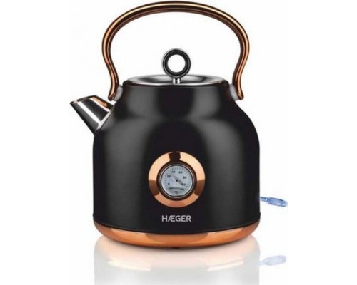 Haeger Art Deco Black