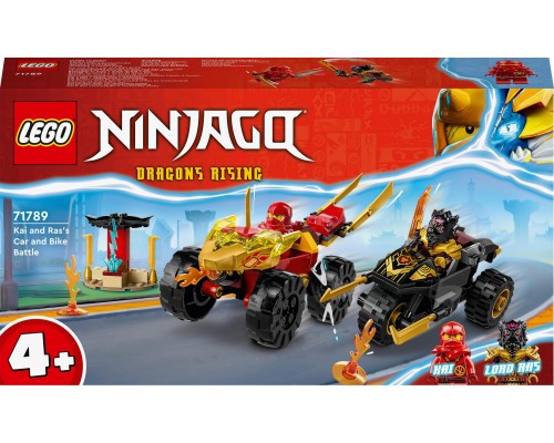 LEGO NINJAGO® Kai un Rasas automašīnas un motocikla kauja (71789)