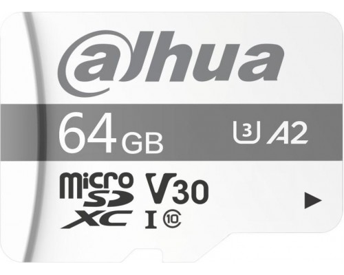 SD  Dahua Technology TF-P100 MicroSDXC 64 GB Class 10 UHS-I U3 A1 V30 (TF-P100-64GB)
