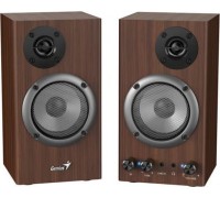 Genius Genius speakeri SP-HF 500B, 2.0, 16W, brązowy, regulacja głośności, drewniane, 40Hz-20kHz