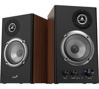 Genius Genius i SP-HF1200B, 2.0, 36W, brązowe, regulacja głośności, drewniane, 40Hz-20kHz