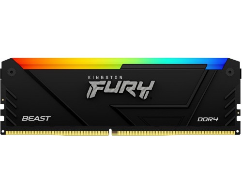 Kingston Fury Beast RGB, DDR4, 8 GB, 3600MHz, CL17 (KF436C17BB2A/8)