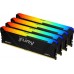 Kingston Fury Beast RGB, DDR4, 128 GB, 3600MHz, CL18 (KF436C18BB2AK4/128)