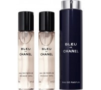 Chanel  Chanel Bleu De Chanel Perfumowana 60ml. EDP Travel spray and two refills 3x20ml.