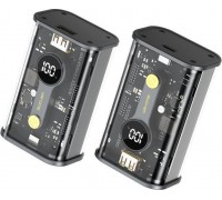Wekome 10000 mAh Super Charging PD 20W + QC 22.5W Black / Transparent