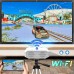 Zenwire Mini WiFi Przenośny Rzutnik Full HD Bluetooth do telefonu 4500 lm 1500:1 HDMI USB LED Zenwire e450s