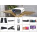 Zenwire Mini WiFi Przenośny Rzutnik Full HD Bluetooth do telefonu 4500 lm 1500:1 HDMI USB LED Zenwire e450s