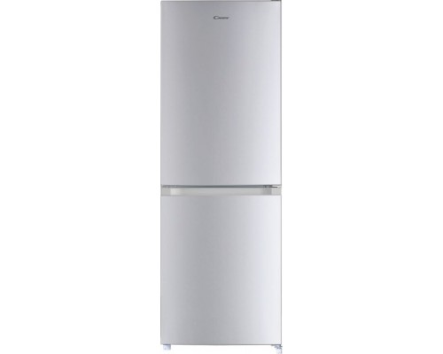 Candy Candy CCG1L314ES Refrigerator, E, Free standing, Combi, Height 144 cm, Fridge net 109 L, Freezer net 48 L, Silver Candy