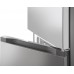 Candy Candy CCG1L314ES Refrigerator, E, Free standing, Combi, Height 144 cm, Fridge net 109 L, Freezer net 48 L, Silver Candy