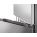Candy Candy CCG1L314ES Refrigerator, E, Free standing, Combi, Height 144 cm, Fridge net 109 L, Freezer net 48 L, Silver Candy
