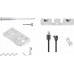 JYS Handles Ścienny na Ścianę Wieswith ak + Łaforwarka for Padów 2w1 for Sony PlayStation PS 5 / PS5 / PS5181