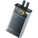 Wekome Power  WP-325 Vanguard Series - 20000 mAh Super Charging With built-in cable USB-C & Lightning PD 20W + QC 22.5W (Black / Transparent)
