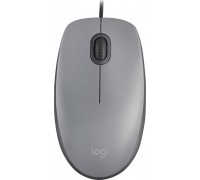Logitech Logitech myš Corded M110 tichá, šedá, EMEA