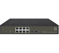Switch LevelOne LevelOne GES-2110P    L2 Gigabit Ethernet (10/100/1000) Support PoE Black