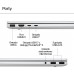 Laptop HP HP ENVY 17-da0004nw Intel Core Ultra 7 155H Laptop 43,9 cm (17.3") Ekran dotykowy Full HD 16 GB DDR5-SDRAM 1 TB SSD Wi-Fi 6E (802.11ax) Windows 11 Pro Silver