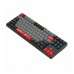 A4Tech A4tech Bloody S87,  Gaming, Mechanical, Wired, Red Switch, CZ/SK, Black