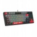 A4Tech A4tech Bloody S87,  Gaming, Mechanical, Wired, Red Switch, CZ/SK, Black