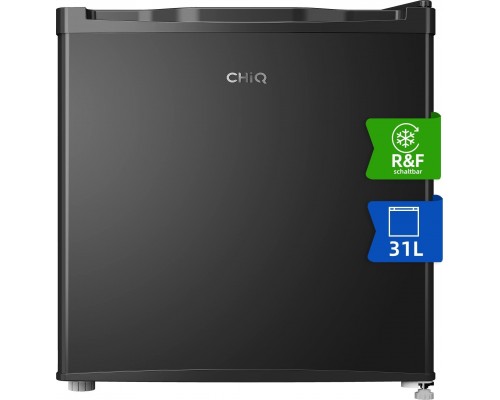 CHiQ CHiQ CSD31D4E minibar, 31 litrů, 2 přihrádky, -24 °C až +10 °C, mrazák - lednice, 41 dB