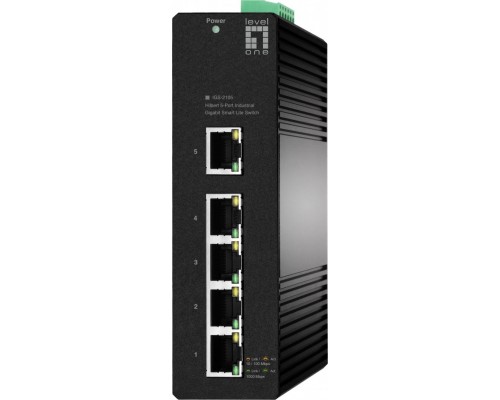 Switch LevelOne LevelOne IGS-2105    L2 Gigabit Ethernet (10/100/1000) Black