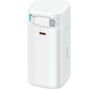 Usams USAMS With retractable cable USB-C Retractable 18000 mAh PD45W Fast Charge XMF Series White/White 20KCD21602 (US-CD216)