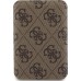 Guess Guess 4G Leather Metal Logo MagSafe - Power Bank Induction 5000 mAh 15W MagSafe (Brown)