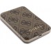 Guess Guess 4G Leather Metal Logo MagSafe - Power Bank Induction 5000 mAh 15W MagSafe (Brown)
