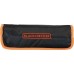Black+Decker BLACK+DECKER Mechanic Set with Roll Bag 76 Piece Tool Set (Black/Orange)