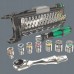 Wera Wera 9750 Kraftform Compact and Tool-Check PLUS Set 1, 57-piece tool set (black/green, socket wrench and bit set, in foam insert for workshop trolley)
