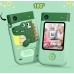 Xrec Aparat Cyfrowy 48mp Kamera 1080p Dla Dziecka Gry Latarka Mp3 Budzik Telefon / Bls-i9 / Green Dinozaur