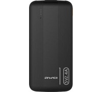 Awei Awei P20K 10000mAh 2xUSB 2,4A Black