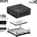 Komputer MSI MSI Cubi N ADL-006DE Intel N N200 4 GB DDR4-SDRAM 128 GB SSD Windows 11 Pro Mini PC Black