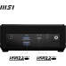 Komputer MSI MSI Cubi N ADL-006DE Intel N N200 4 GB DDR4-SDRAM 128 GB SSD Windows 11 Pro Mini PC Black