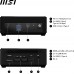 Komputer MSI MSI Cubi N ADL-006DE Intel N N200 4 GB DDR4-SDRAM 128 GB SSD Windows 11 Pro Mini PC Black