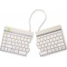 R-GO Tools R-Go Tools Ergonomiczna R-Go Split Break klawiatura, z oprogramowaniem do robienia przerw, QWERTY (UK), Bluetooth, biała