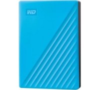 HDD WD WD My Passport WDBR9S0060BBL - Festplatte - verschlusselt - 6 TB - extern (tragbar) - USB 3.2 Gen 1 - 256-Bit-AES - Sky