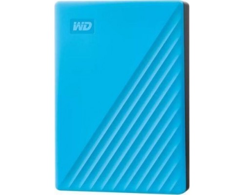 HDD WD WD My Passport WDBR9S0060BBL - Festplatte - verschlusselt - 6 TB - extern (tragbar) - USB 3.2 Gen 1 - 256-Bit-AES - Sky