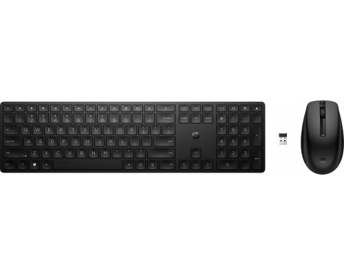 HP HP 655 - Tastatur-und-Maus-Set - kabellos - 2.4 GHz - Franzosisch - Schwarz - fur HP 34, Elite Mobile Thin Client mt645 G7, ZBook Firefly 14 G9, ZBook Fury 16 G9