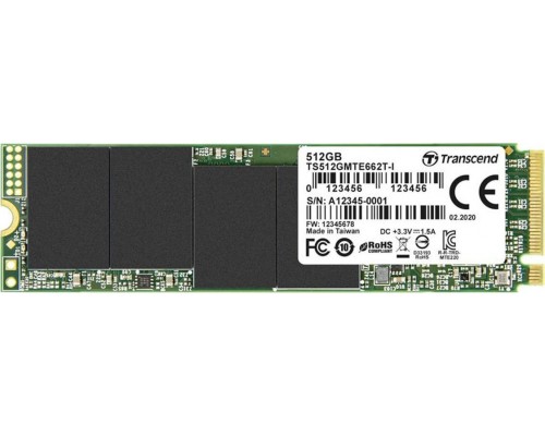 SSD Transcend MTE662T2 512GB M.2 2280 PCI-E x4 Gen3 NVMe (TS512GMTE662T)