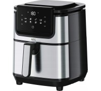 AEG AEG AF6-1-4ST, Hot air fryer, 3.5 L, 80 °C, 200 °C, Single, Black, Stainless steel