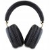 Guess Guess PU Leather 4G Triangle Logo Bluetooth Stereo ausinės juodos spalvos
