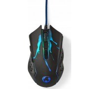 Nedis Nedis GMWD210BK Po prawej stronie USB Typu-A Optyczny 3600 DPI