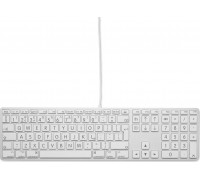 LMP Large Font USB Keyboard 110 keys wired USB keyboard with 2x USB and aluminum upper cover - UK English